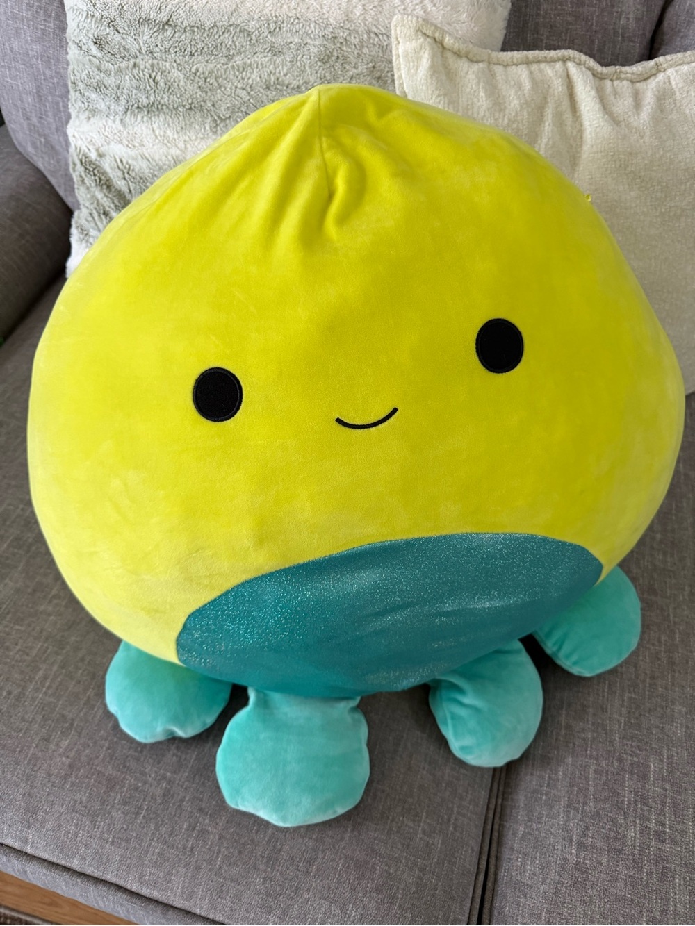 Giant Yellow Green Orphie the Octopus  Squishmallow Plush — Extra Large 24”